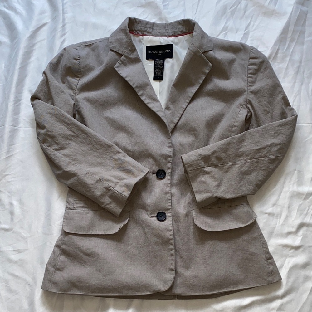Banana Republic Women's Beige Blazer